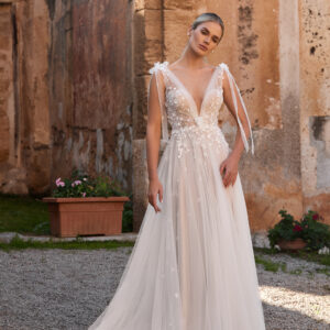 Robe de mariée nacre 5587