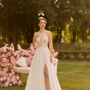 Robe de mariée ANGELA BIANCA 1182 Zefira + 0034 skarf