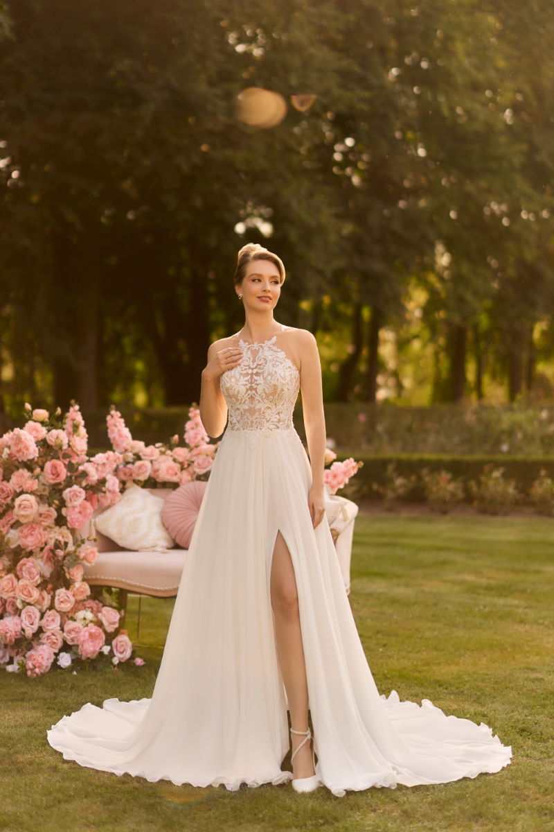 Robe de mariée ANGELA BIANCA 1182 Zefira + 0034 skarf