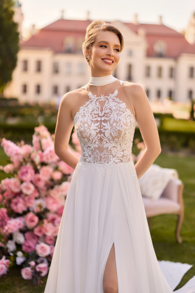 Robe de mariée ANGELA BIANCA 1182 Zefira + 0034 skarf