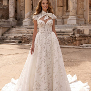 Robe de mariée DIANELA DI MARINO 6506 Ubaldia +bolero
