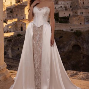 Robe de mariée MONICA LORETTI 8397 Ermina+cover dress