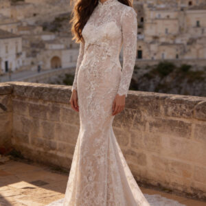 Robe de mariée MONICA LORETTI 8397a Ermina + bolero