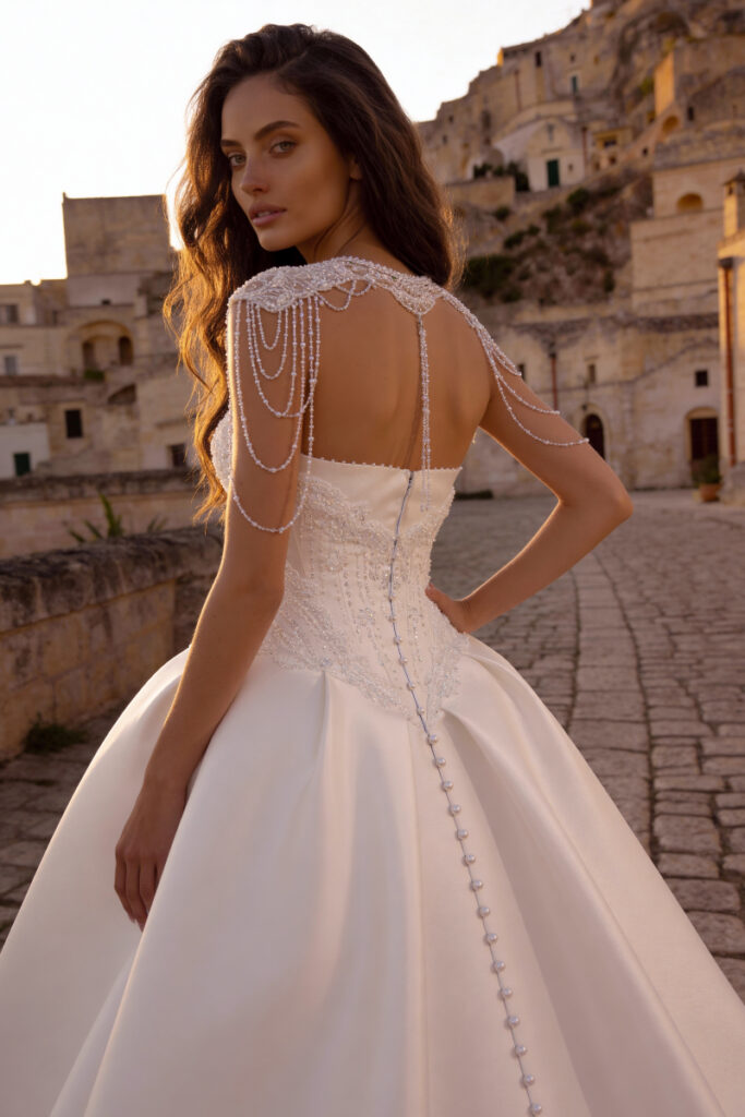 Robe de mariée MONICA LORETTI 8406 Enrica