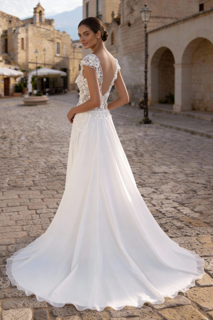 Robe de mariée MONICA LORETTI 8419 Polinnia