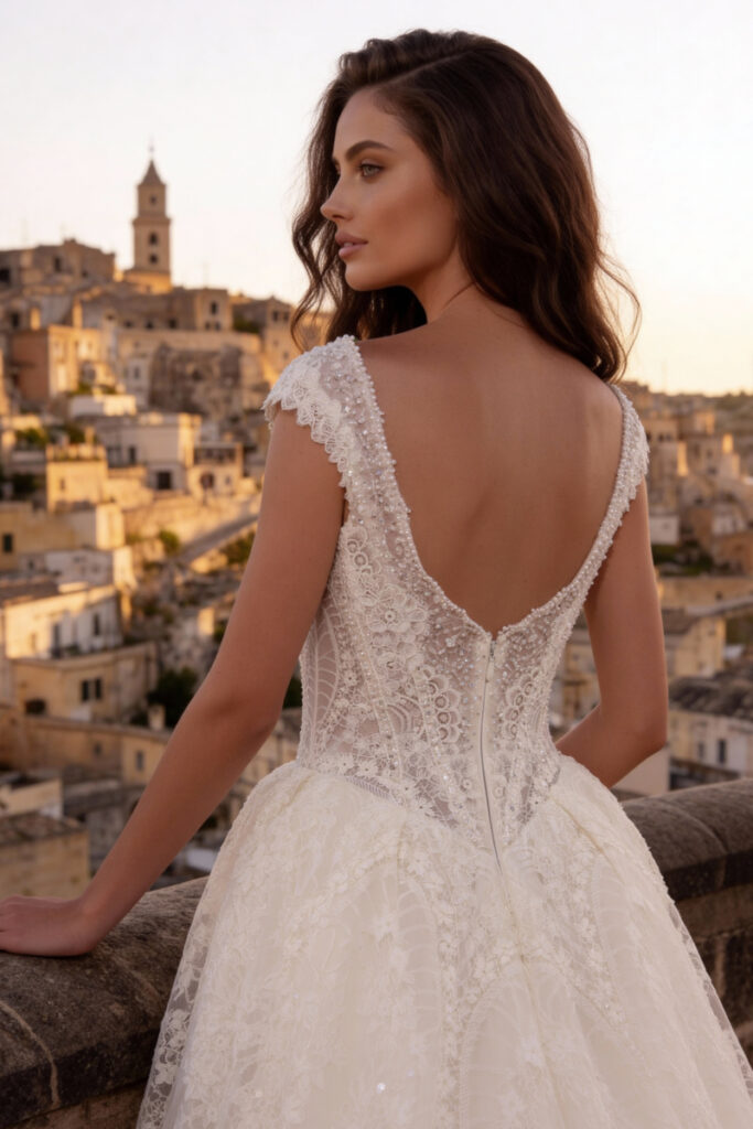 Robe de mariée MONICA LORETTI 8422 Zaira