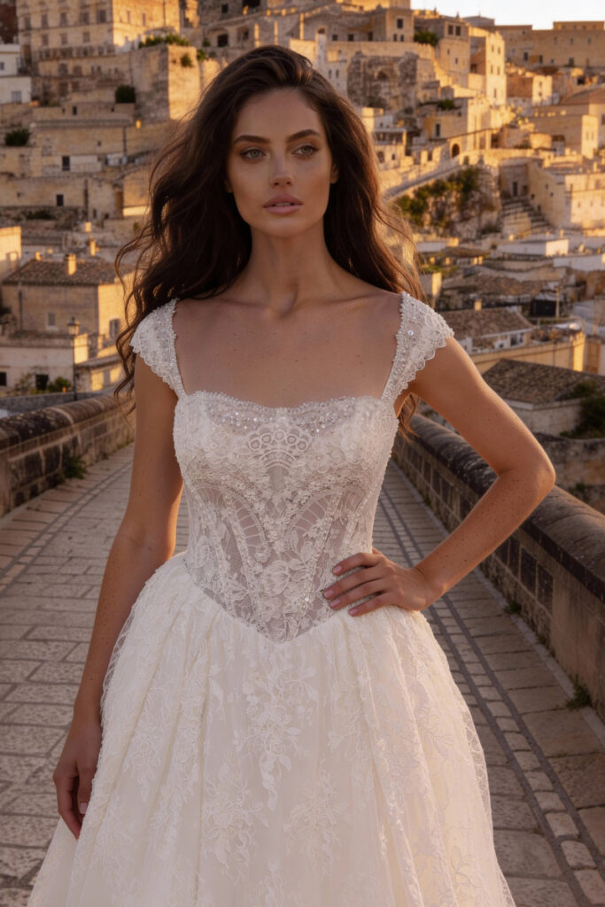 Robe de mariée MONICA LORETTI 8422 Zaira