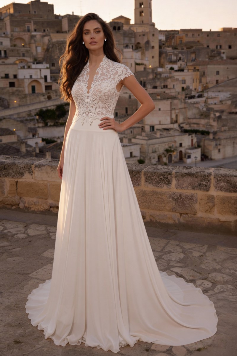 Robe de mariée MONICA LORETTI 8425 Livia