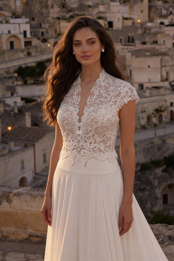 Robe de mariée MONICA LORETTI 8425 Livia